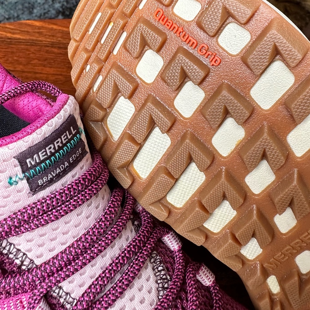 Merrell Women’s Fuchsia Bravada Edge Running Sneakers Shoes - Picture 12 of 16